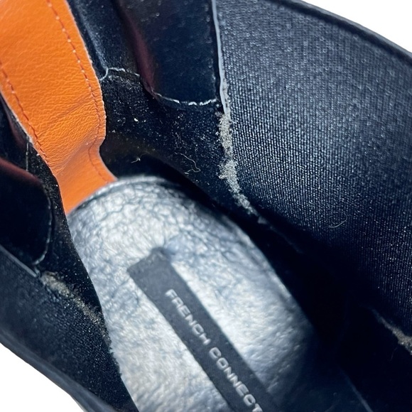 FRENCH CONNECTION Jane Black Platform Ankle Booties Boots Women's Size 9 EU40 - Picture 10 of 16